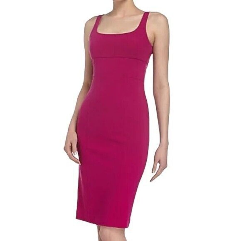 DVF Pink Fuchsia Sleeveless Bridget Dress Size 8 $368 Diane Von Furstenberg